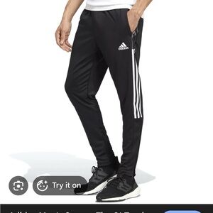Adidas Men's Soccer Tiro 21 Track Pants Black & White